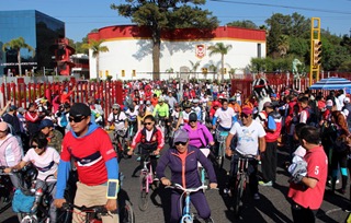 Organizó la UAT el “Cuarto paseo ciclista universitario”